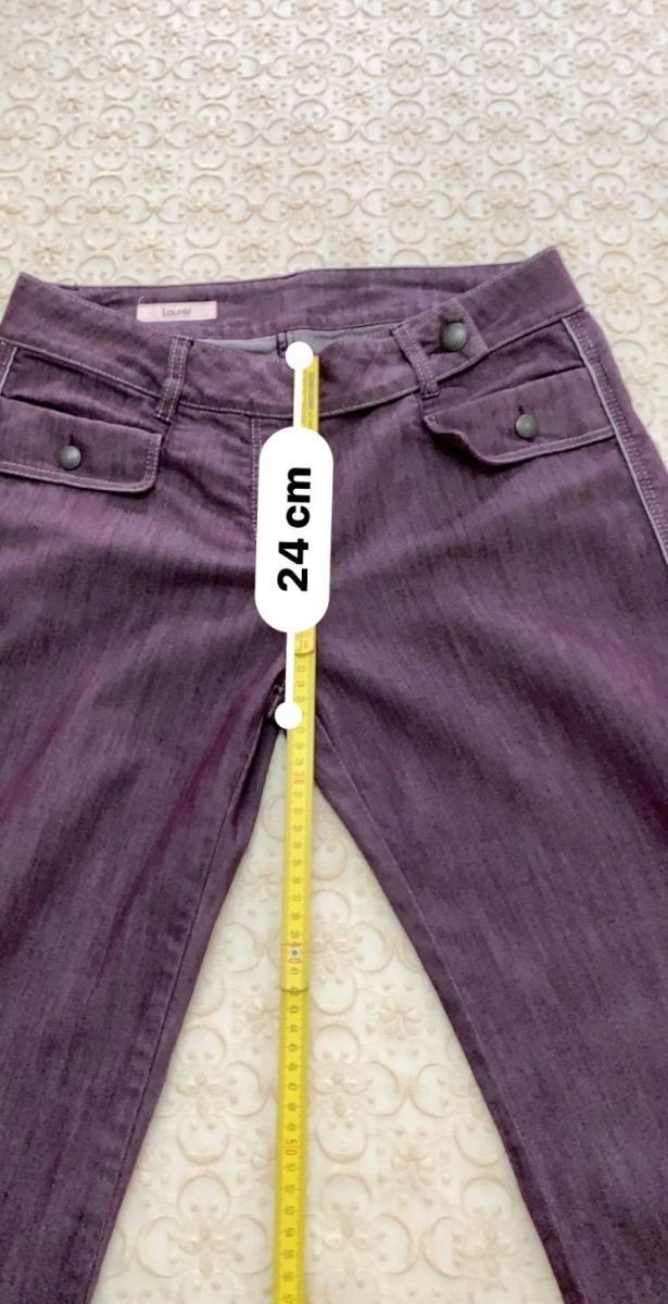 Pantaloni Laurel viola tg XL (42/14)