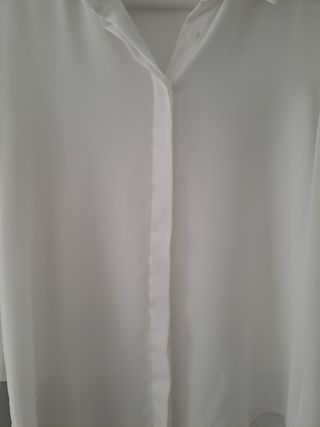 Camisa blanca mujer talla S