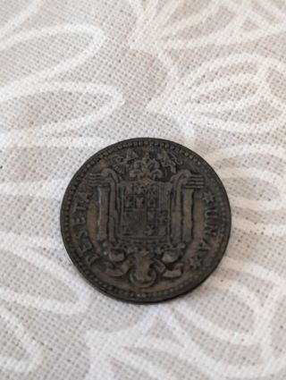 Moneda 1 peseta Franco 1947