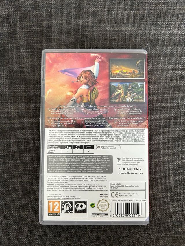 Final Fantasy X|X-2 HD Remaster Switch