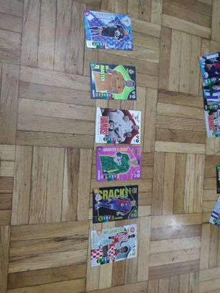 6 cartas Adrenalyn XL especiales