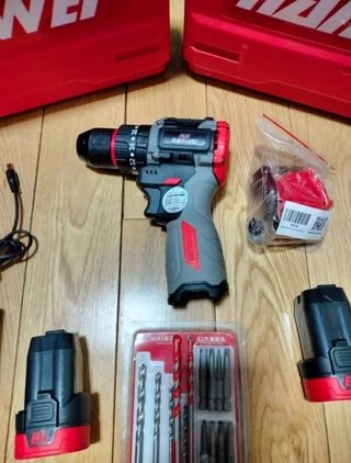 Taladro percutor Nanwei inalámbrico