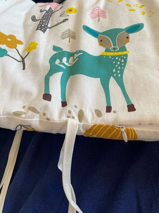 Protector cuna niños bebés - ciervo