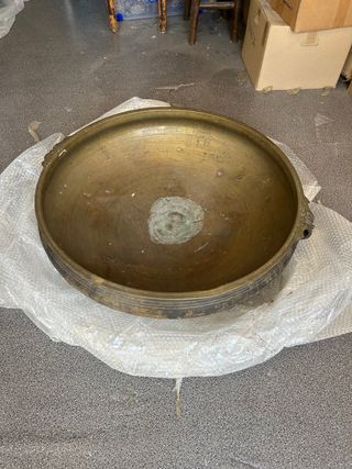 Cesta hierro antigua grande