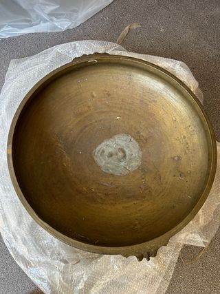 Cesta hierro antigua grande
