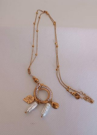 Collar dorado acero inoxidable