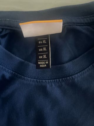Camiseta ellesse azul y blanca
