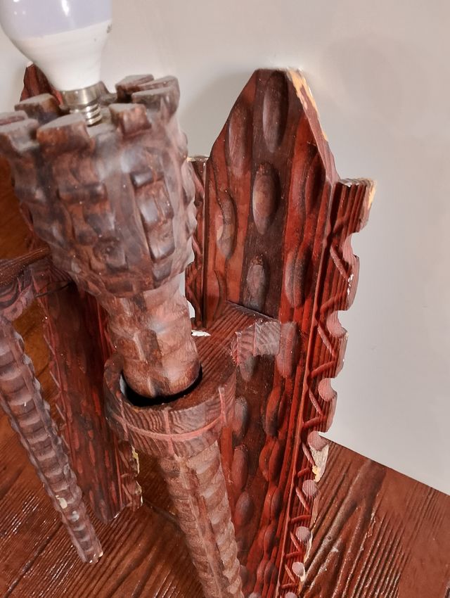 Apliques pared madera antiguos