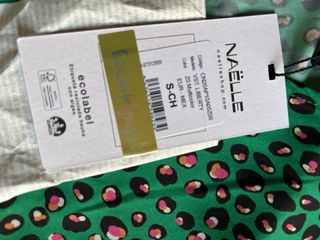 Vestido Naëlle verde estampado - Talla S