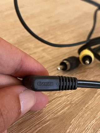 Cabo RCA para Canon