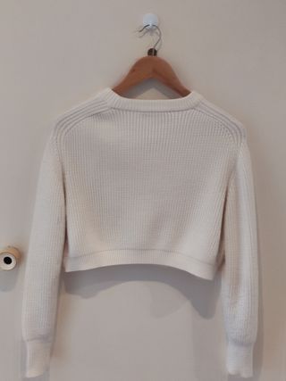 Jersey corto Zara beige