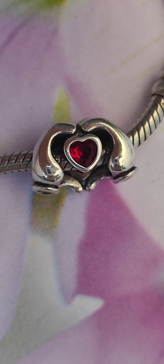 Charm manos unidos