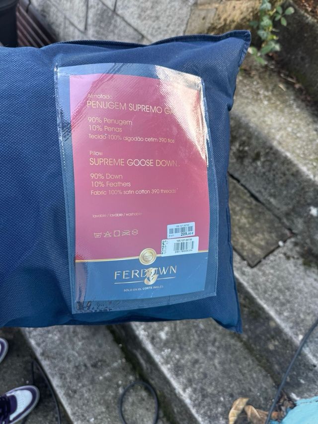 Almohada FERDOWN Suprema - Pluma Europea