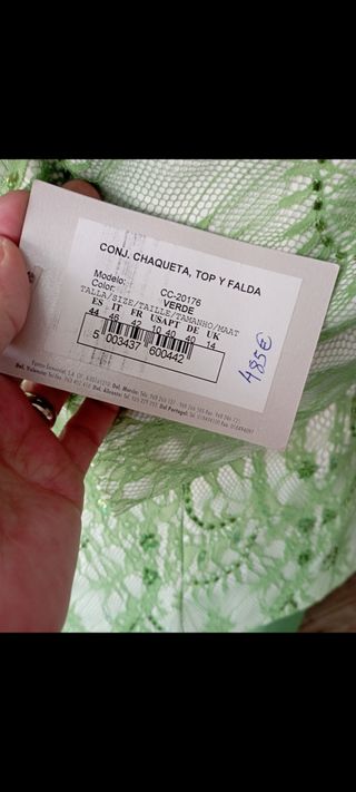 Traje de madrina boda - verde