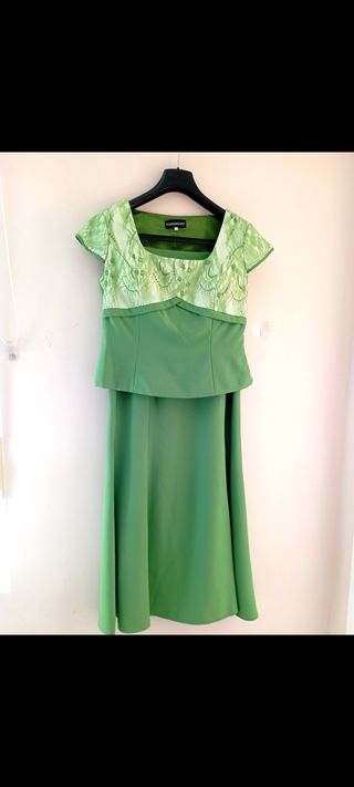 Traje de madrina boda - verde