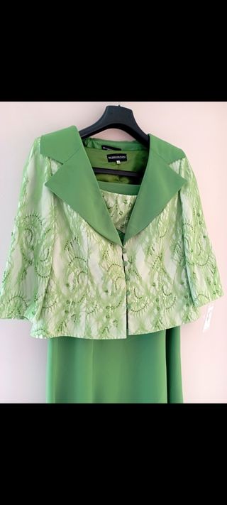 Traje de madrina boda - verde
