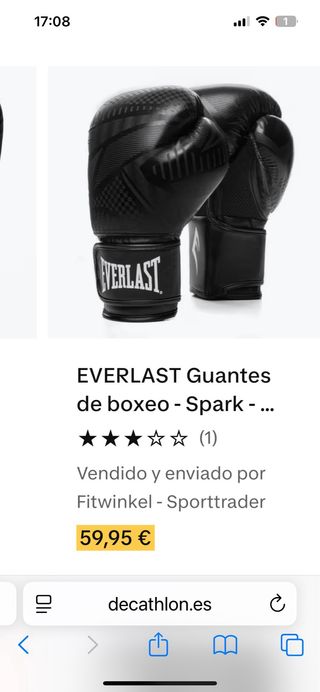 Guantes de boxeo Everlast Spark