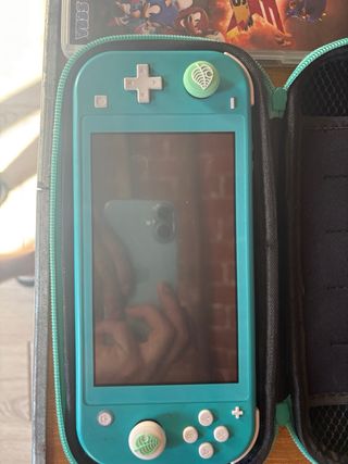Nintendo Switch Lite verde - FIFA20, Sonic Forces