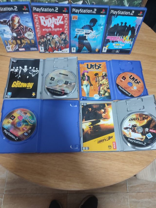 Lote 10 juegos PlayStation 2+ memory card