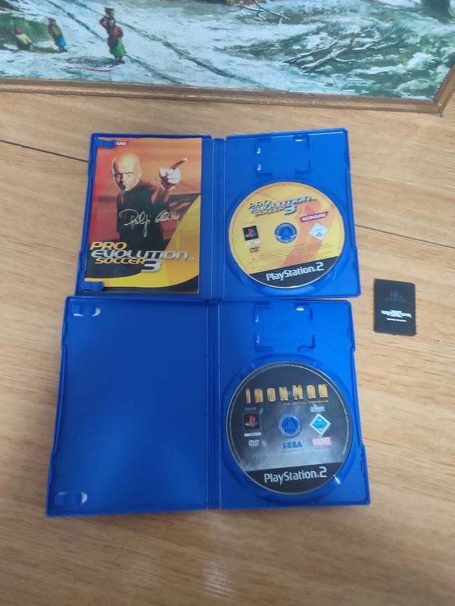 Lote 10 juegos PlayStation 2+ memory card