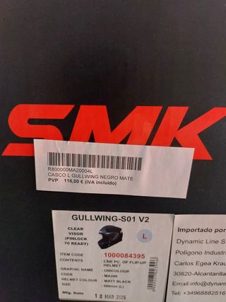 Casco moto modular nuevo