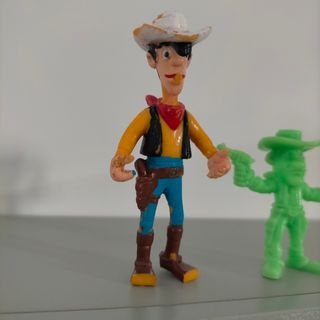 2 Figuras PVC Lucky Luke Oeste