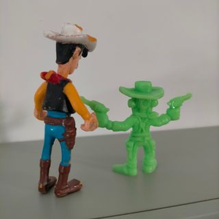 2 Figuras PVC Lucky Luke Oeste