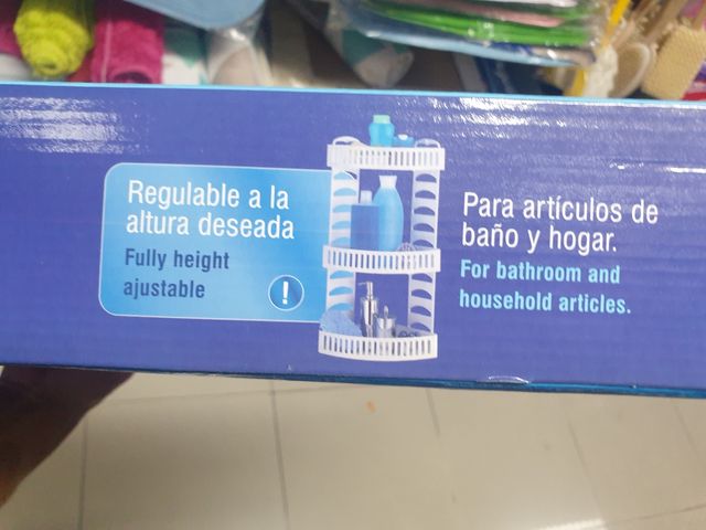 Rinconera Triple Baño Plástico ABS Resistencia 30k