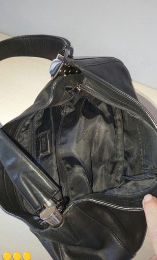 Borsa Cromia nera in pelle