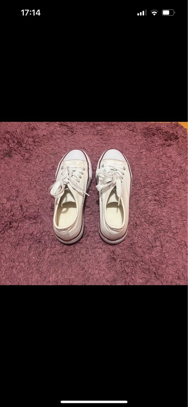 Zapatillas plataforma blancas