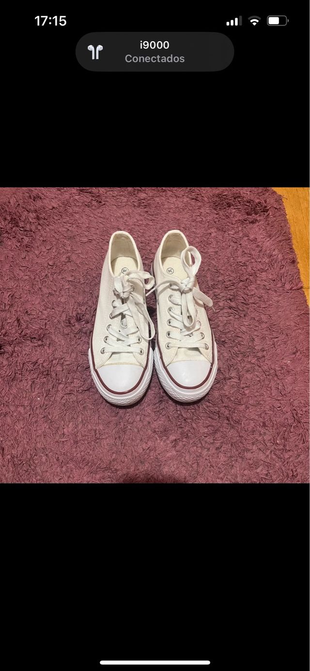 Zapatillas plataforma blancas