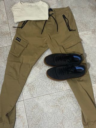 Pantalones cargo Hollister XS