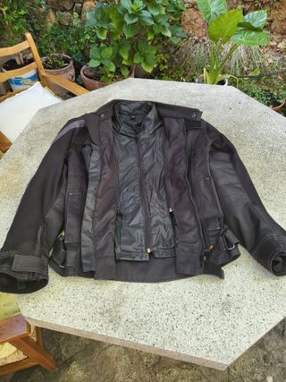 Cazadora moto invierno c/protecciones