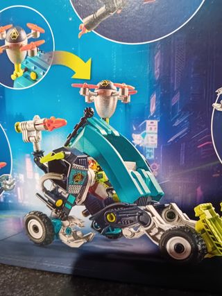 Playmobil policía pack robot avión dron