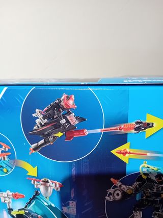 Playmobil policía pack robot avión dron