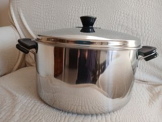 2 Pentole acciaio inox inoxopran nuove mai usate
