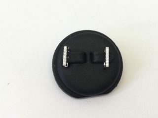 argollas plata 925mm con piedra con circonita