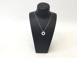 collar plata 925mm con piedra con circonita 19 5cm 