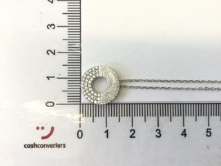 collar plata 925mm con piedra con circonita 19 5cm 