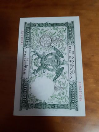 Billete 1000 Pesetas 1957