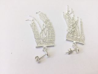 pendientes plata 925mm