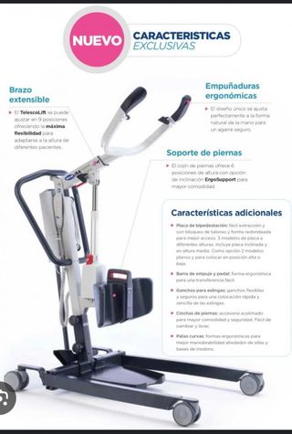 Grua para pacientes BIPEDESTACION Invacare