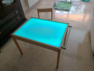 Mesa de luz LED infantil