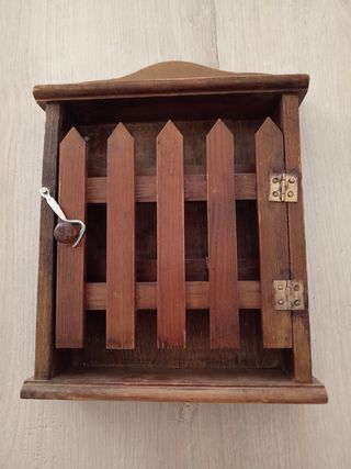 Portachiavi legno vintage anni '60