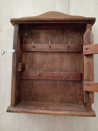 Portachiavi legno vintage anni '60