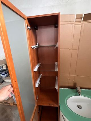 MOBILE BAGNO SOSPESO CON COLONNA