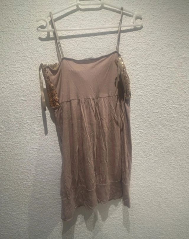 Camiseta lentejuelas Primark talla M