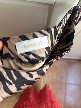 Falda midi Kookai de leopardo