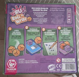 Virus! Roll & Write - Juego de Mesa Nuevo