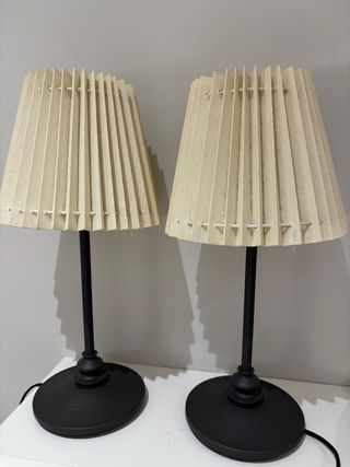 2 Lámparas mesilla Ikea 